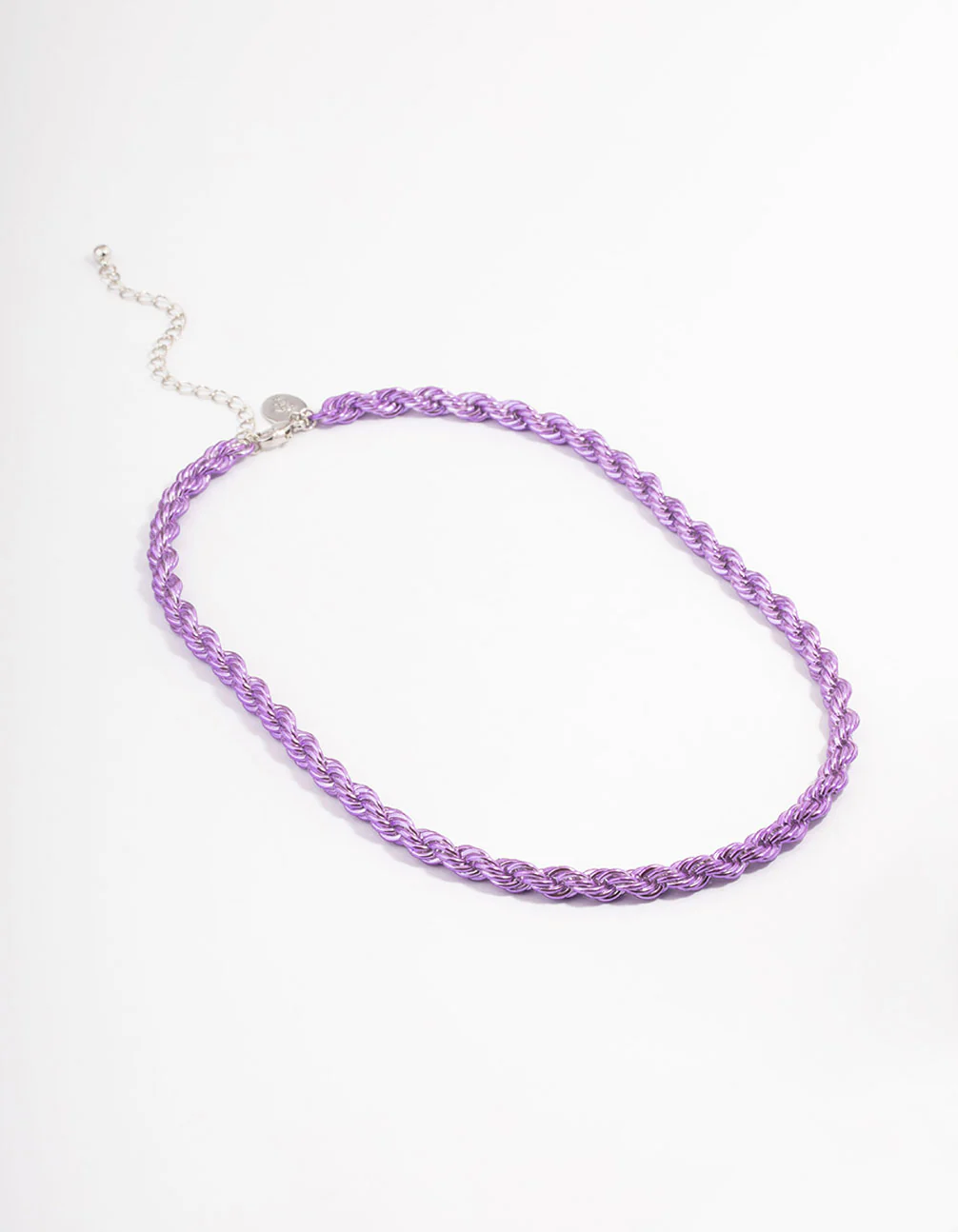 Purple Twist Chain Necklace - Image 2