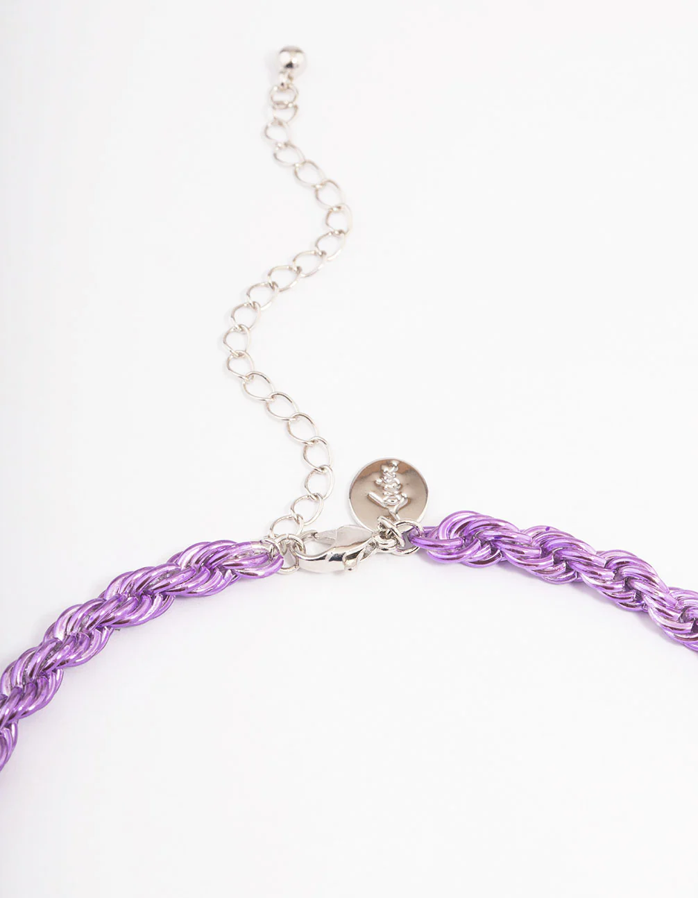 Purple Twist Chain Necklace - Image 3