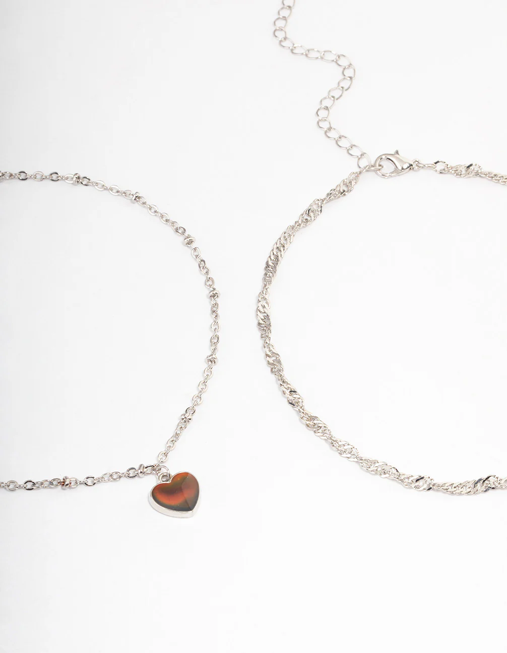 Silver Heart Medium Choker - Image 2