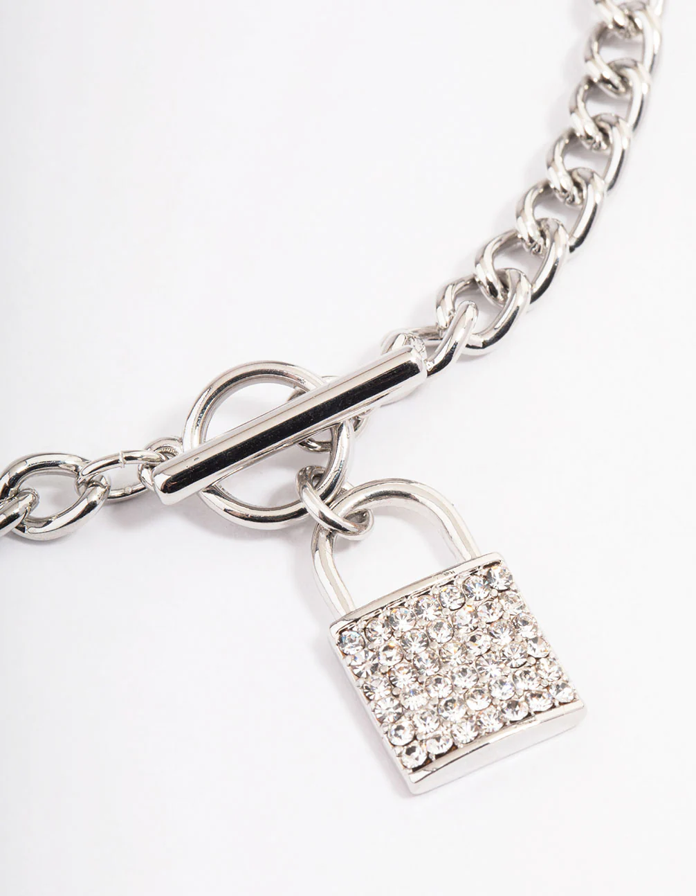 Silver Locket Pendant Necklace - Image 3