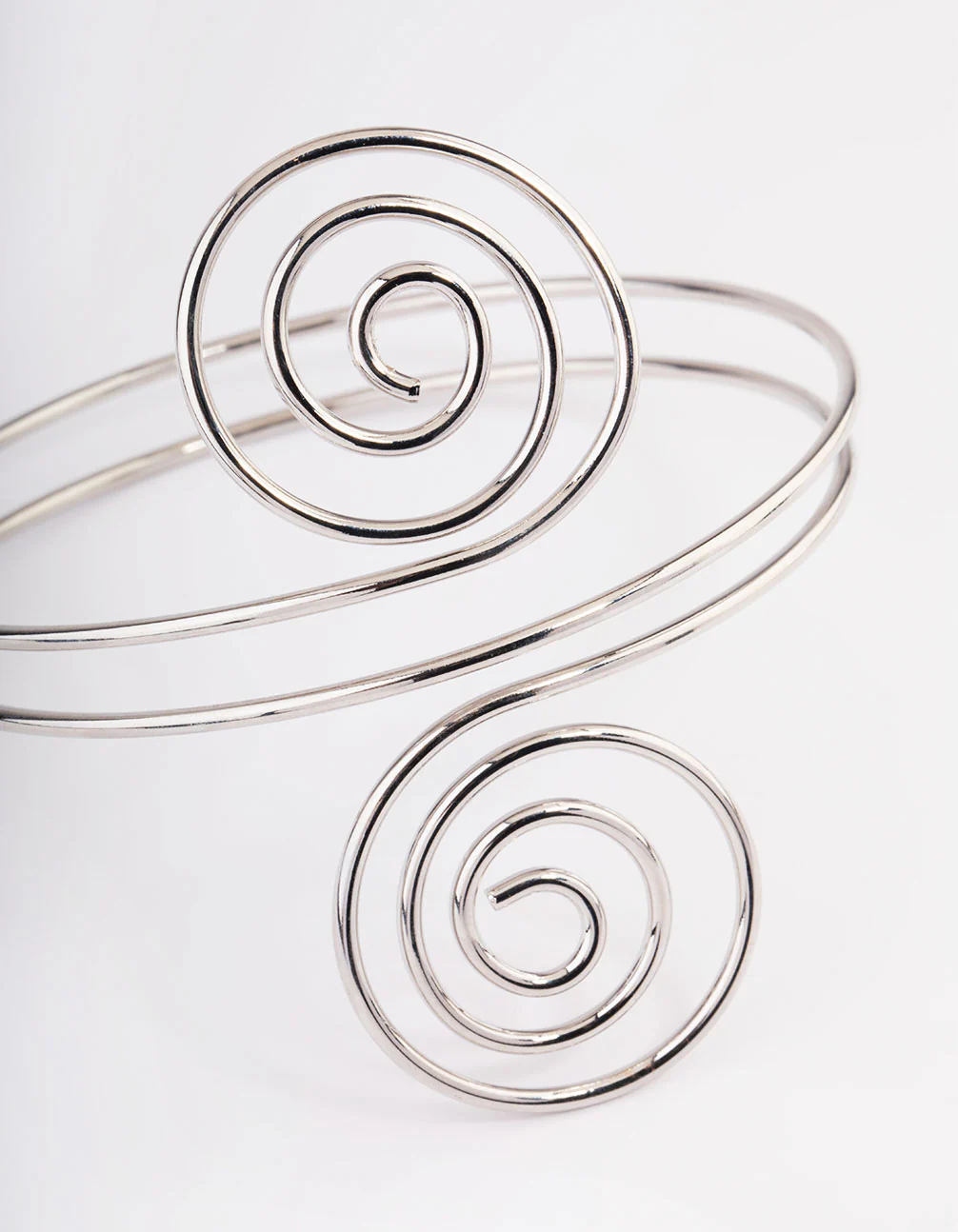 Silver Swirl Arm Cuff - Image 2