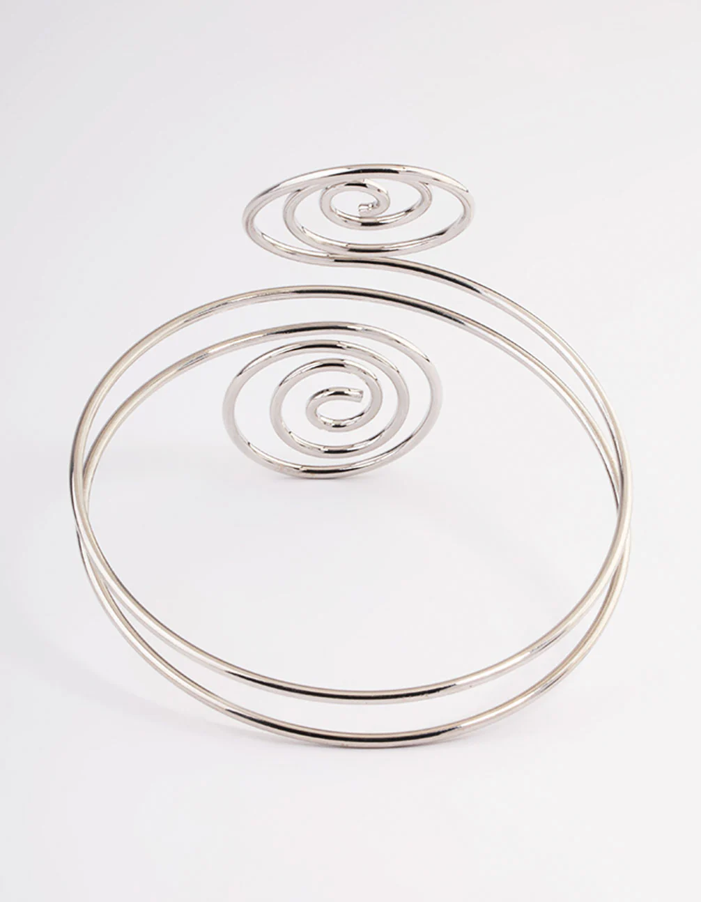 Silver Swirl Arm Cuff - Image 3