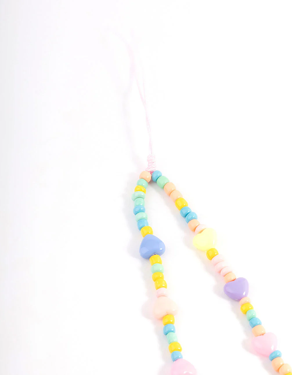 Small Flower Multi Bead Phone Charm - Image 3