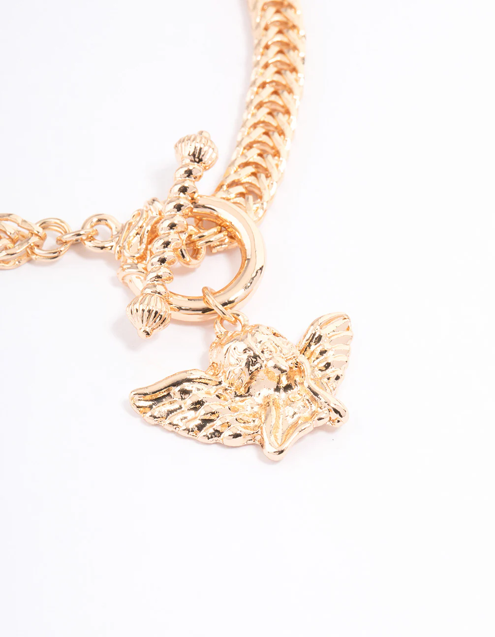 Silver Cherub Charm Bracelet - Image 2