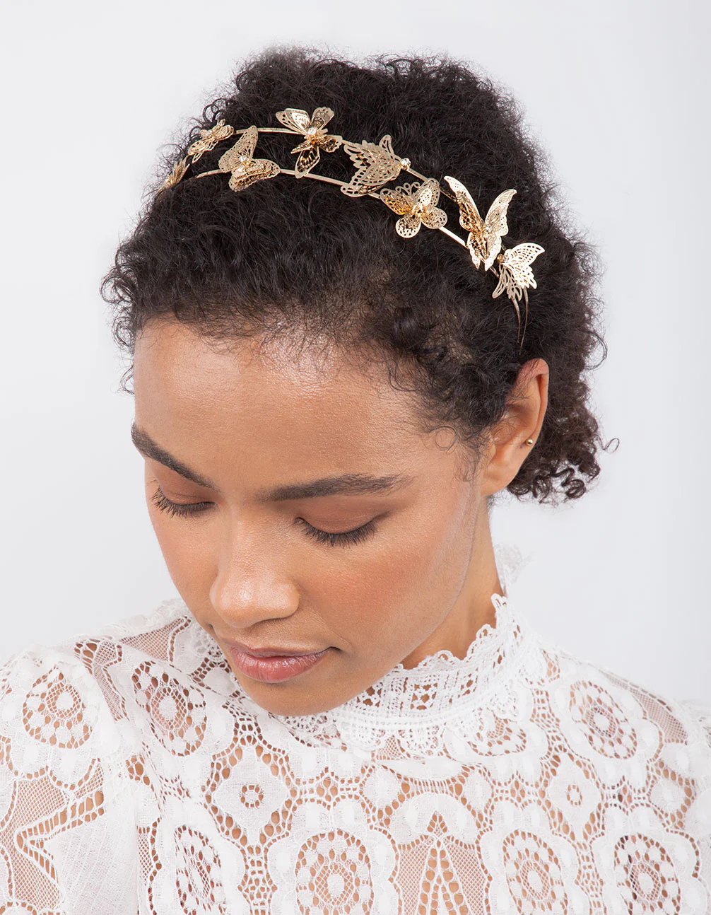 Golden Butterfly Headband - Image 2