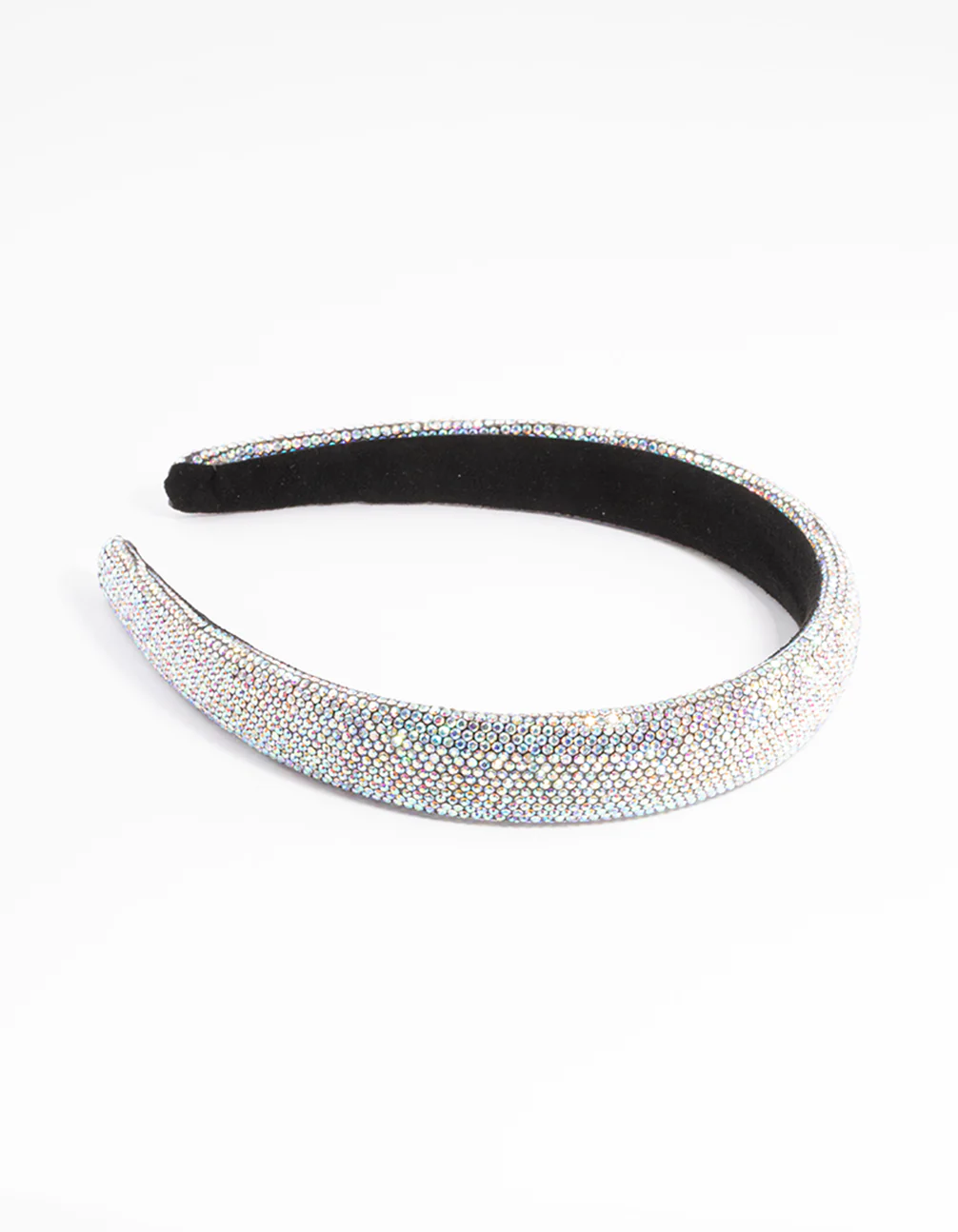 Fabric Diamante Padded Headband - Image 3