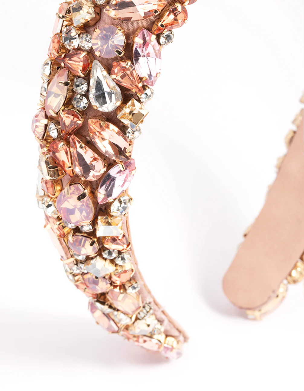 Pink Mixed Stone Headband - Image 3