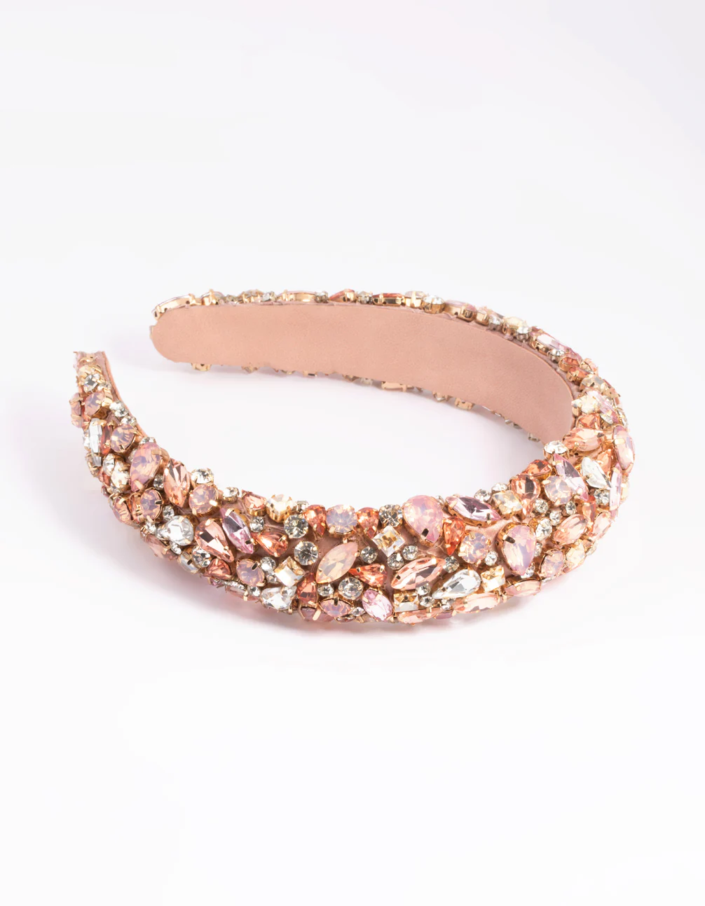 Pink Mixed Stone Headband - Image 4