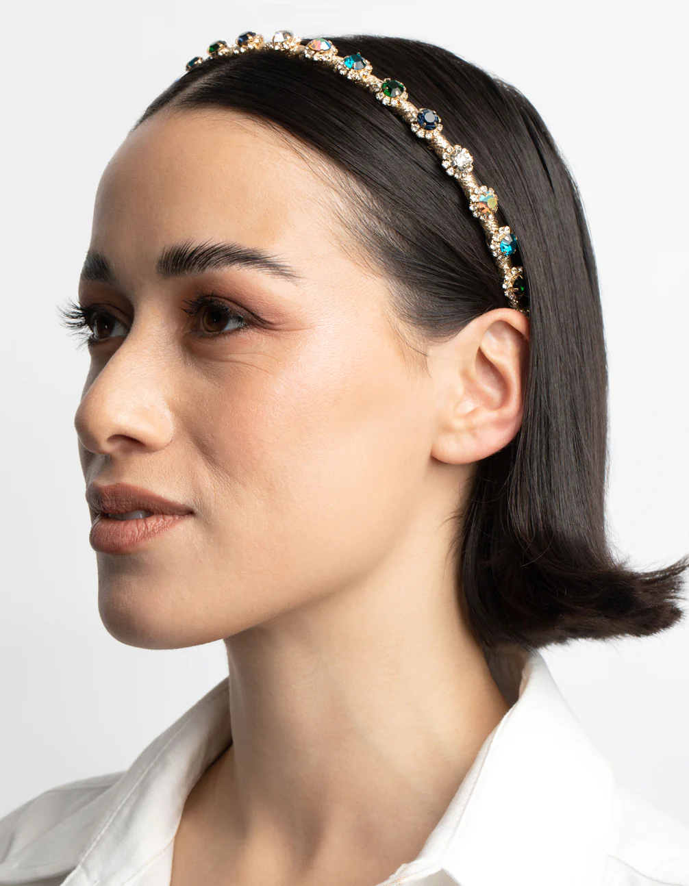 Thread Wrapped Diamante Headband - Image 2