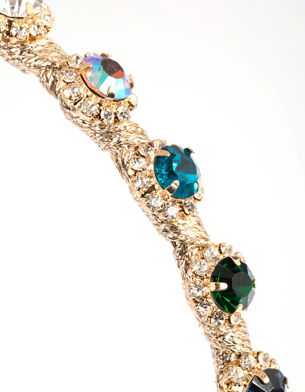 Thread Wrapped Diamante Headband - Image 3