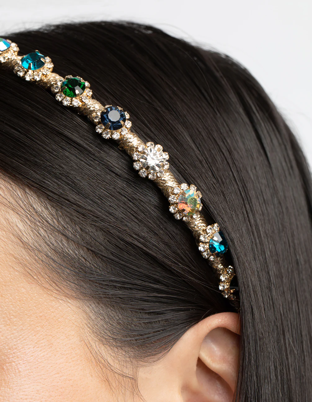 Thread Wrapped Diamante Headband - Image 5