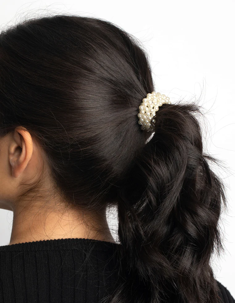 Pearl Disco Ball Ponytail Deco - Image 2