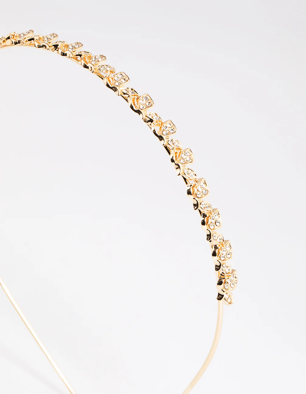 Gold Butterfly Diamante Headband - Image 2