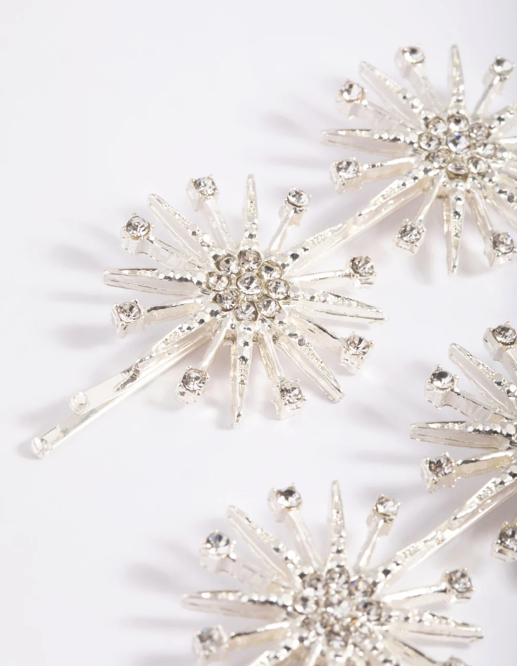 Silver Double Star Slide Clip Pack - Image 3