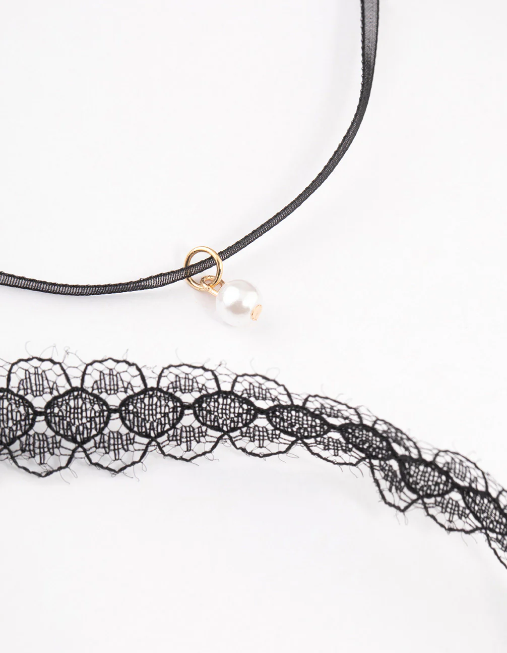 Gold Lace Teardrop Choker 4-Pack - Image 2