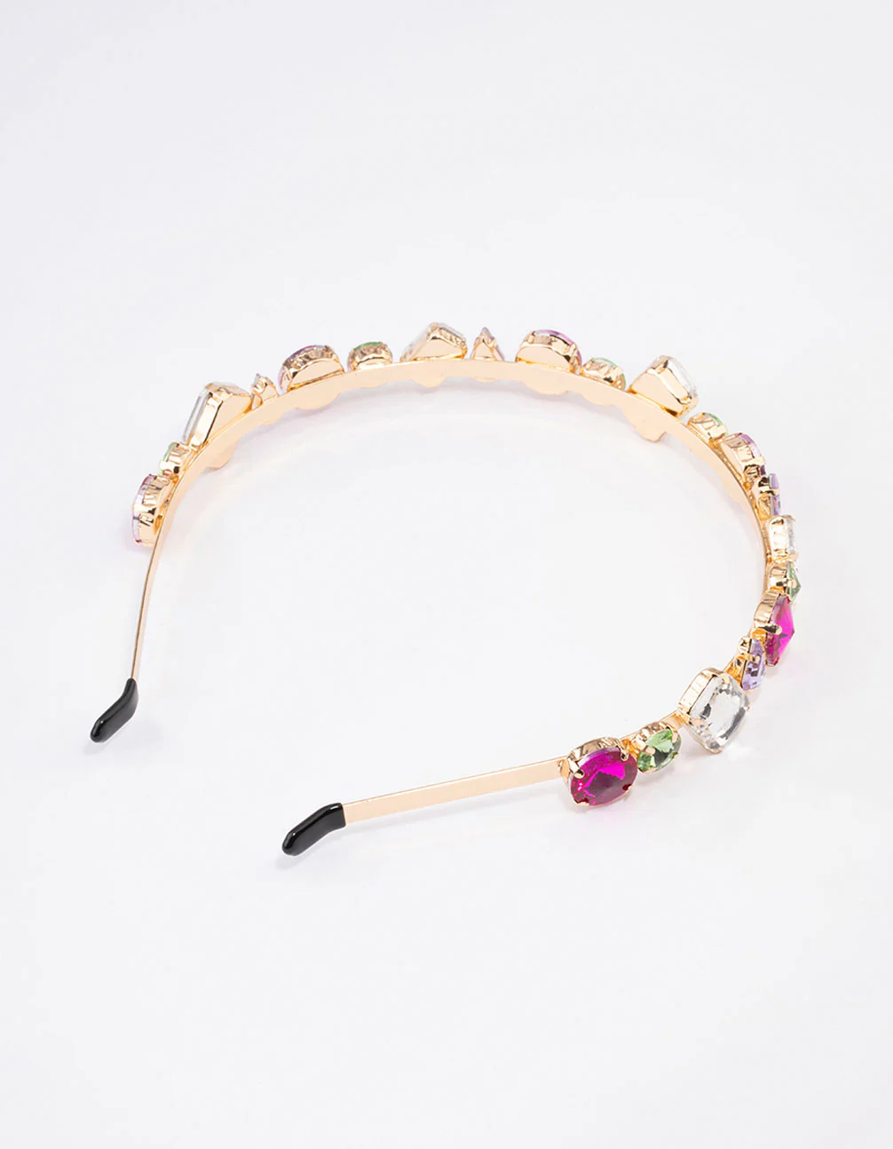Silver Mixed Shape Diamante Headband - Image 3