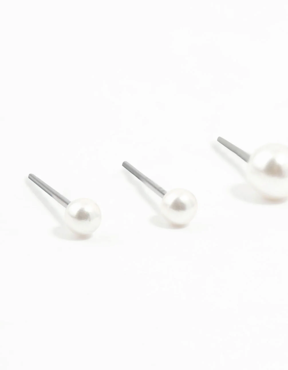 Pearl & Diamante Earrings 5-Pack - Image 2