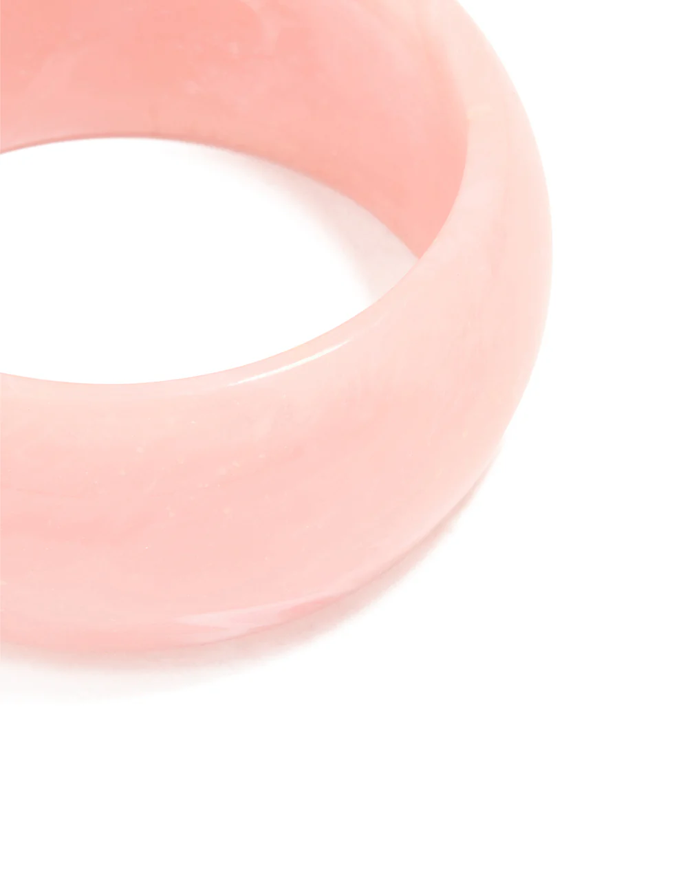 Pink Acrylic Marble Bangle - Image 2