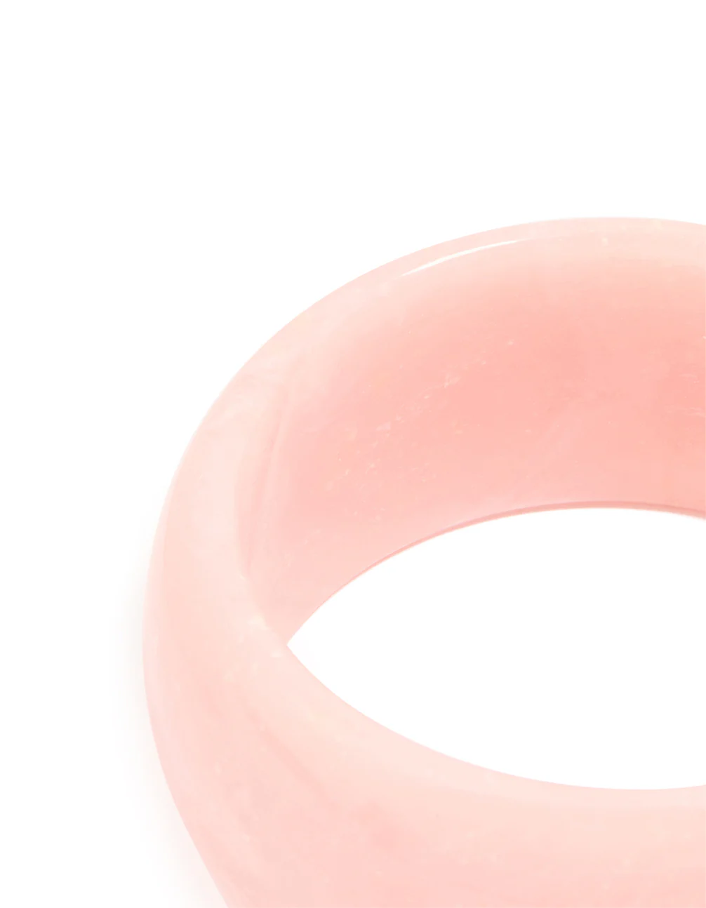 Pink Acrylic Marble Bangle - Image 3