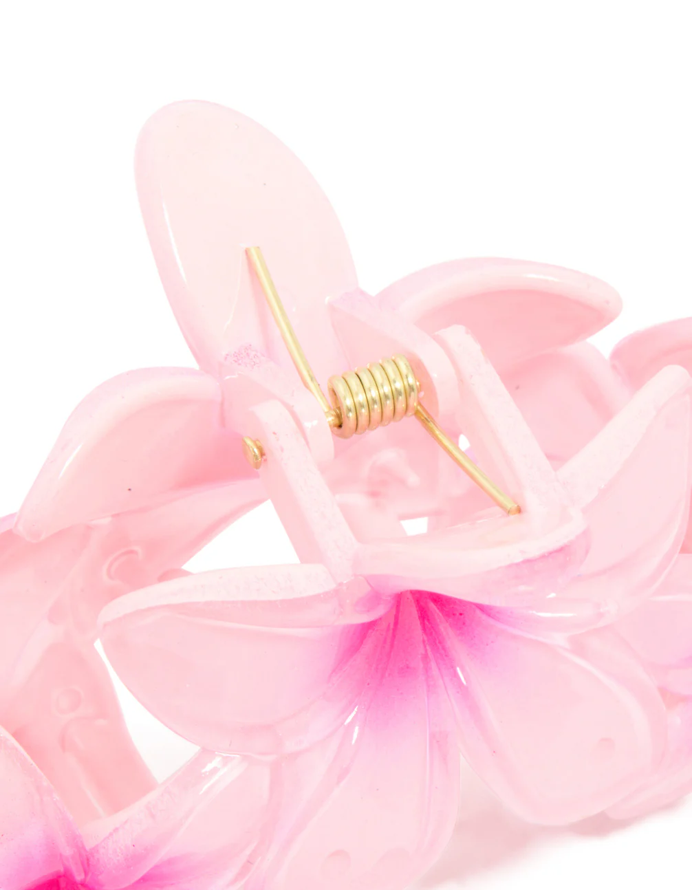 Pink Frangipani Trio Claw Clip - Image 3