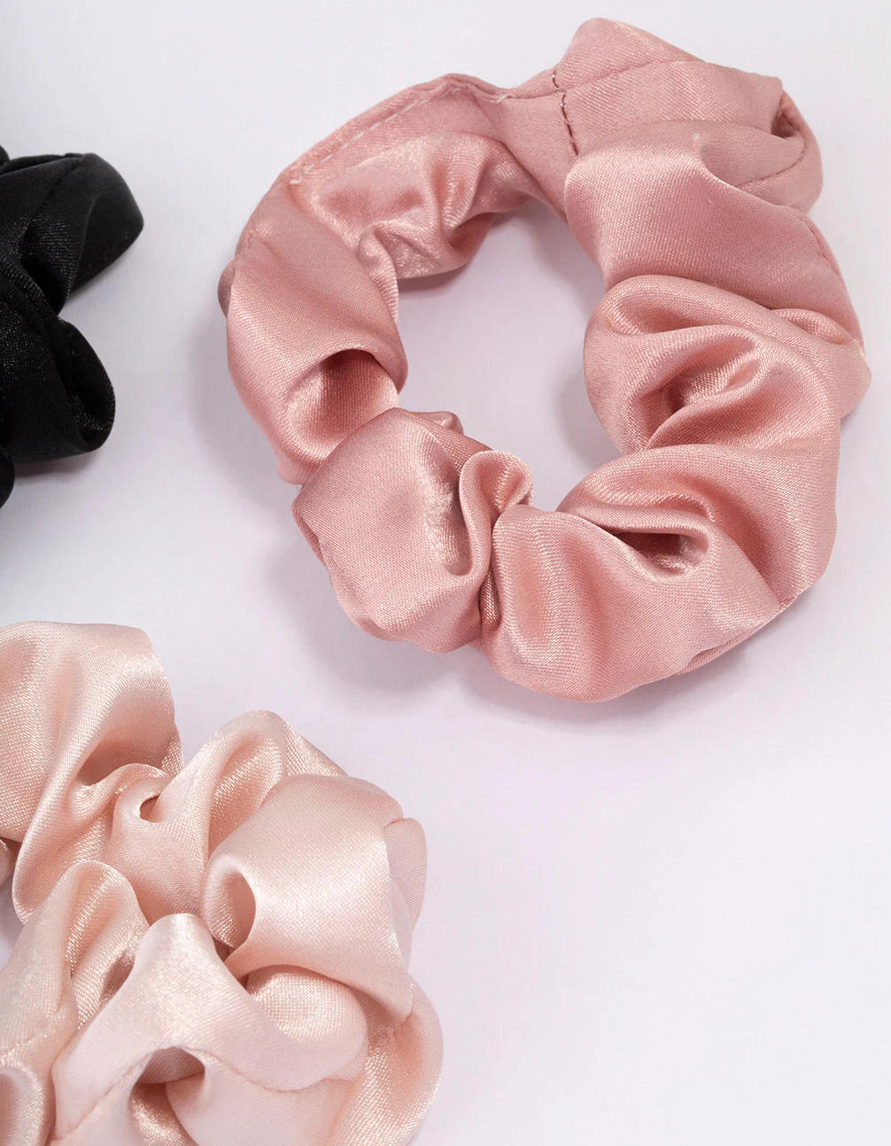 Pink Hair Scrunchie 3-Pack - Image 3