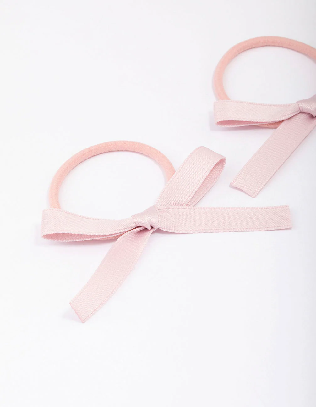 Pink Mini Bow Hair Tie Pack - Image 2