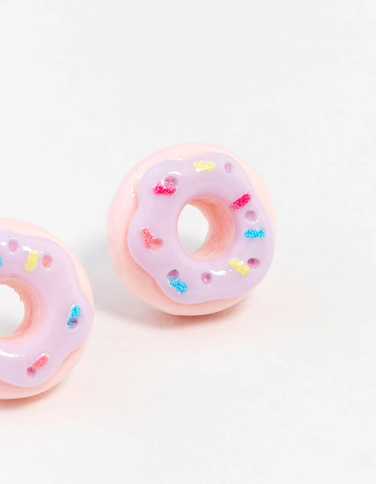 Sprinkle Doughnut Stud Earrings - Image 3