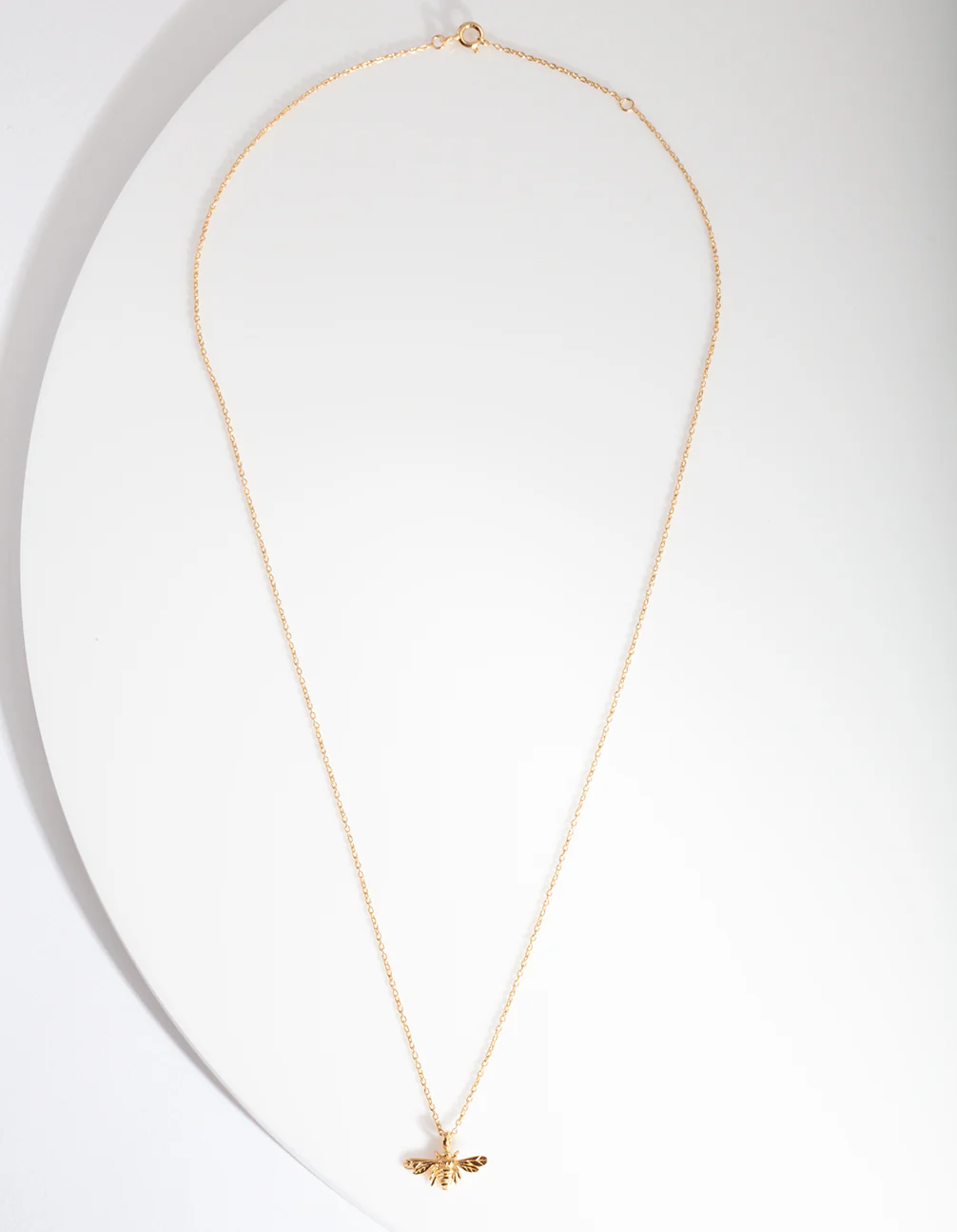 Gold Plated Sterling Silver Bee Necklace - Image 4