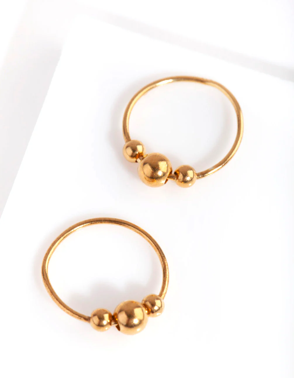 Gold Plated Sterling Silver Ball Cluster Pack Earring - Image 4