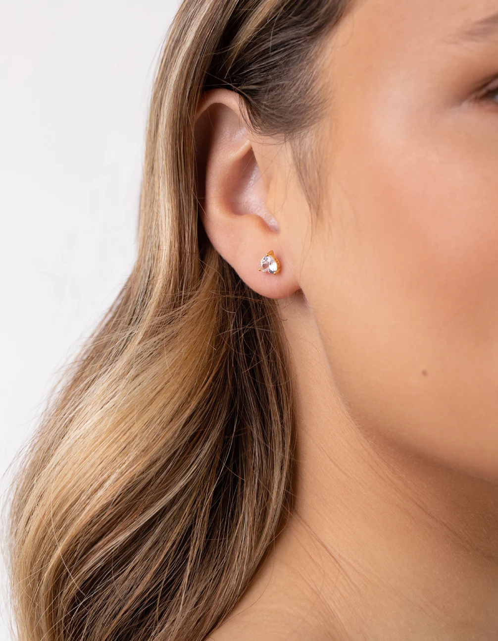 Sterling Silver Gold Butterfly Pack Stud Earring - Image 2