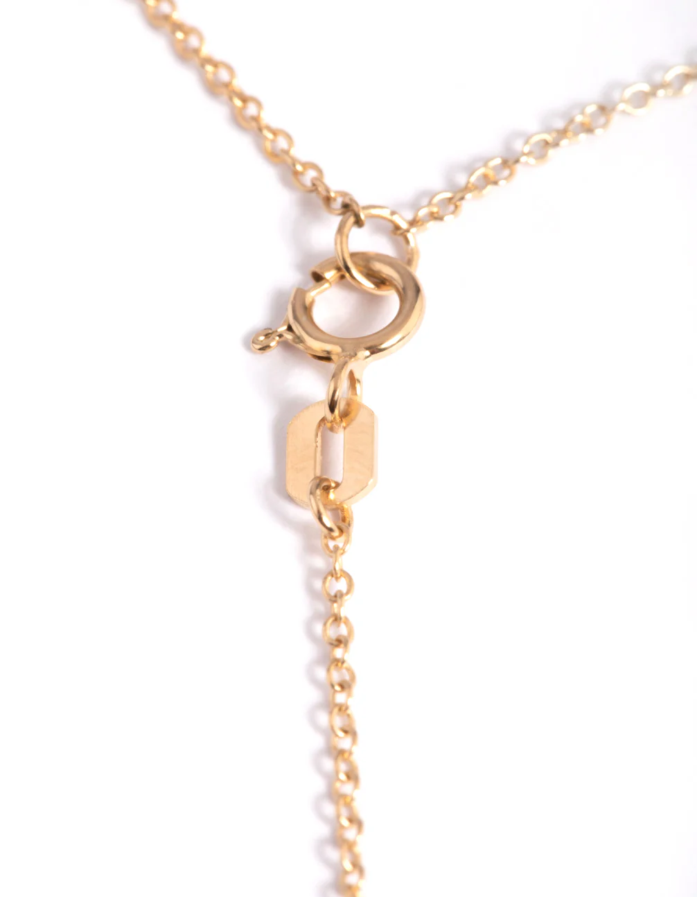 Gold Plated Sterling Silver Cubic Zirconia Cross Necklace - Image 3