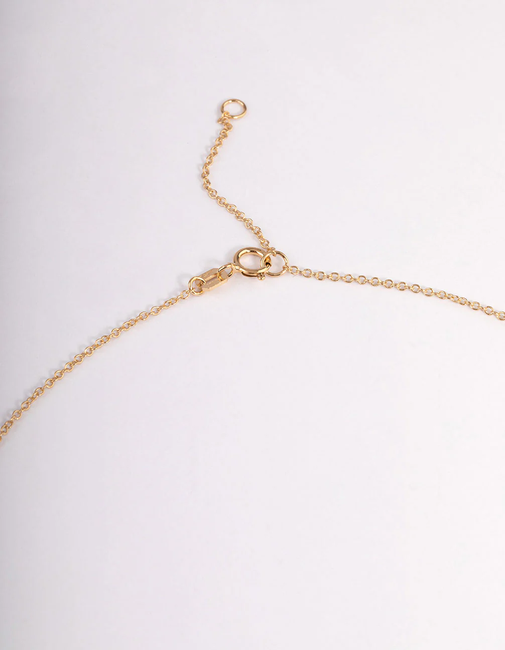 Gold Plated Sterling Silver Cubic Zirconia Small Cross Necklace - Image 3