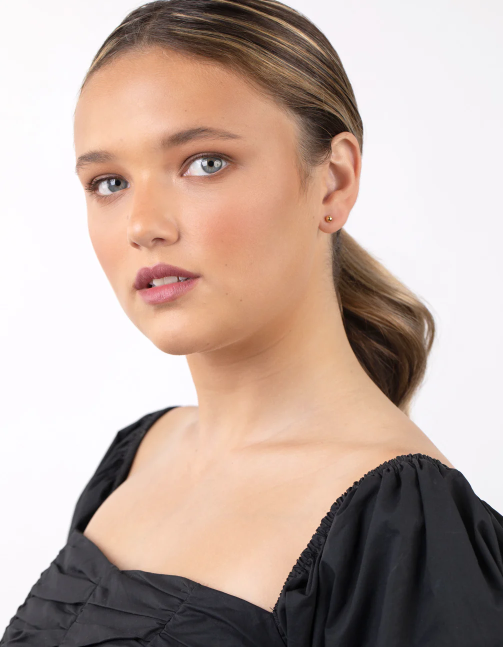 Gold Plated Sterling Silver Mini Studs & Hoop Earring Pack - Image 5