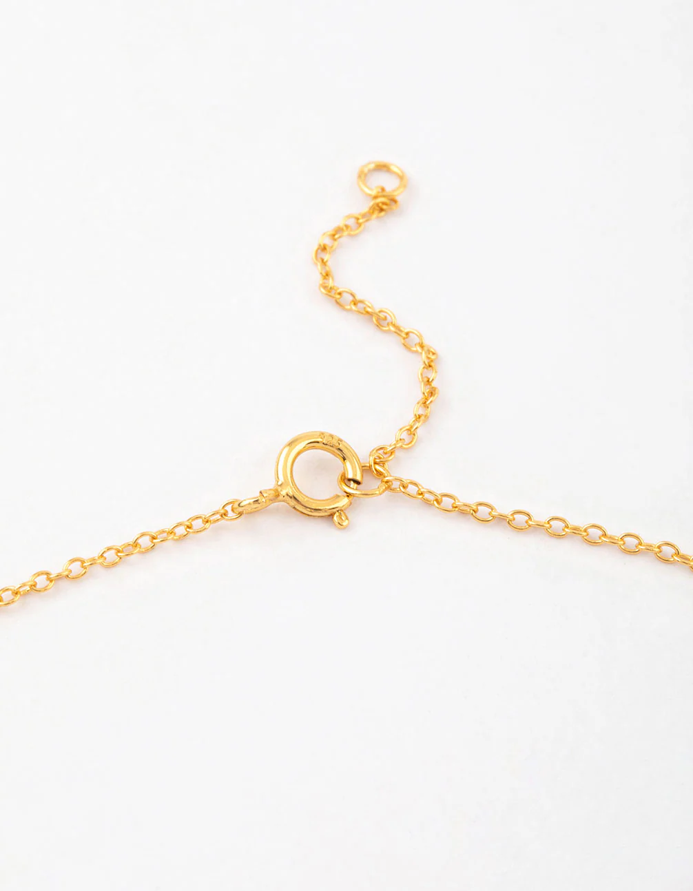 Gold Plated Sterling Silver Horizon Emerald Cut Necklace - Image 3