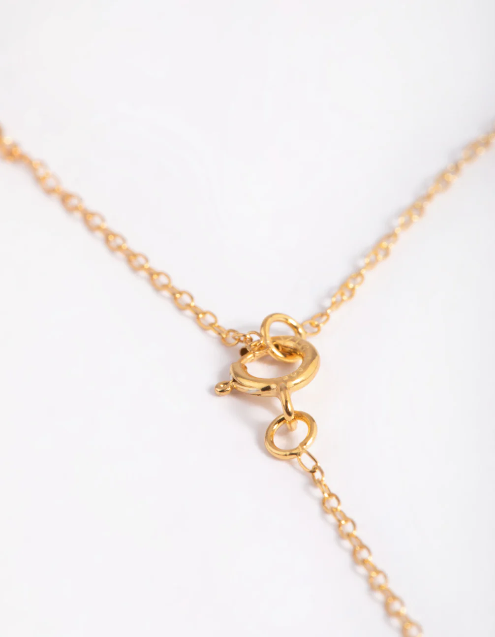 Gold Plated Sterling Silver Crystal Necklace - Image 5