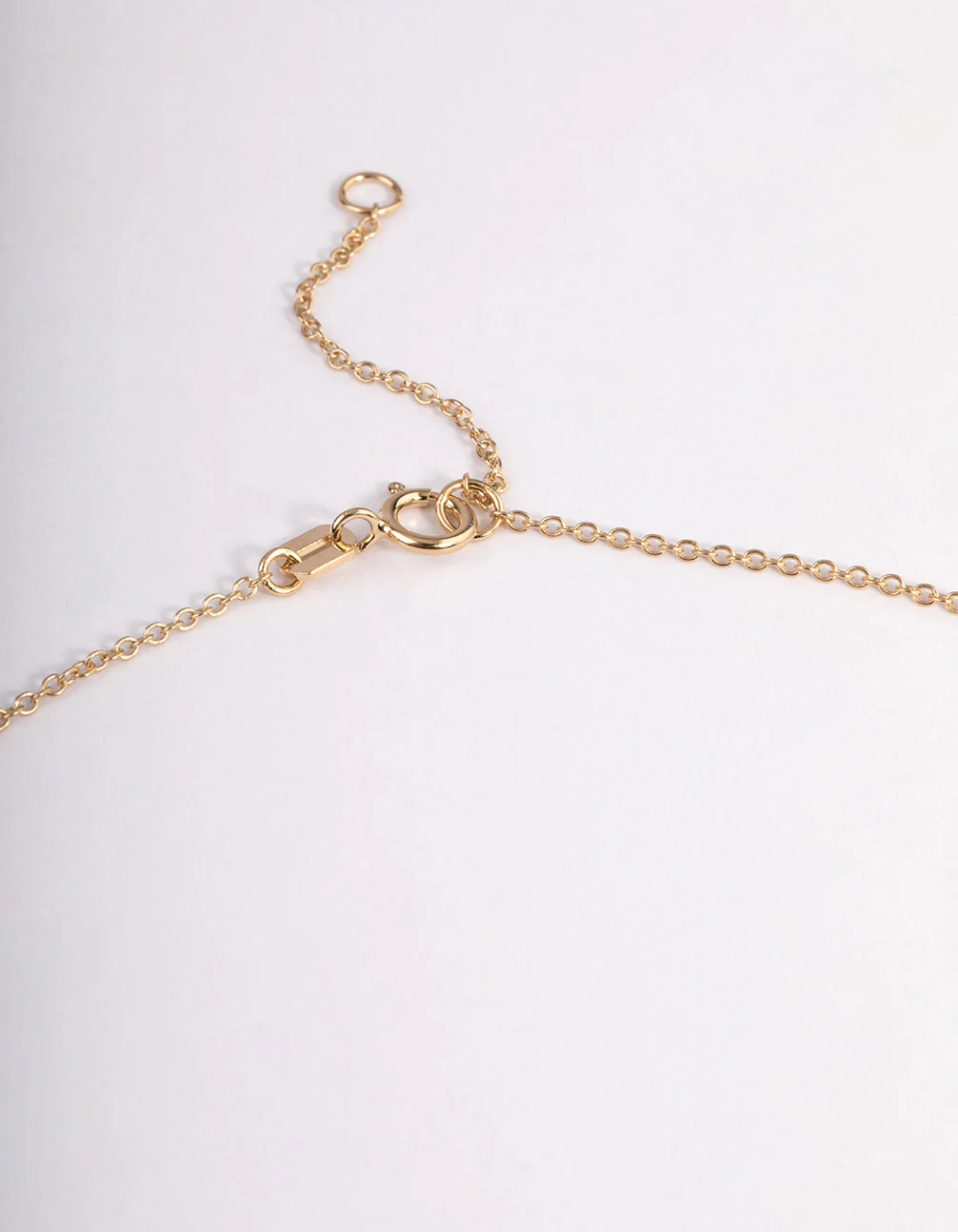 Gold Plated Sterling Silver Marquise & Pear Pendant Necklace - Image 3