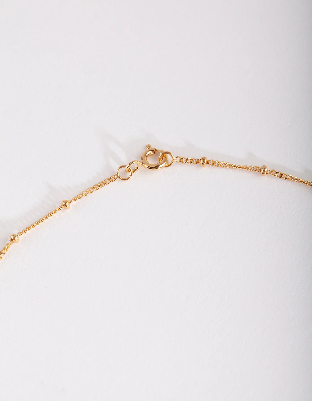 Gold Plated Sterling Silver Bead Chain Necklace - Image 5