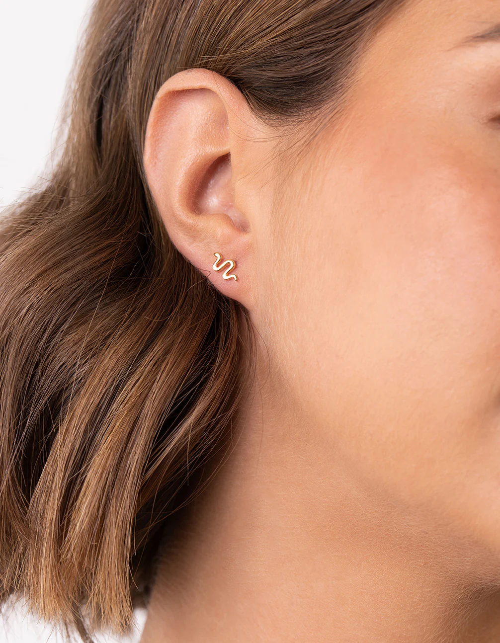 Gold Plated Sterling Silver Snake Earring Pack - Image 2