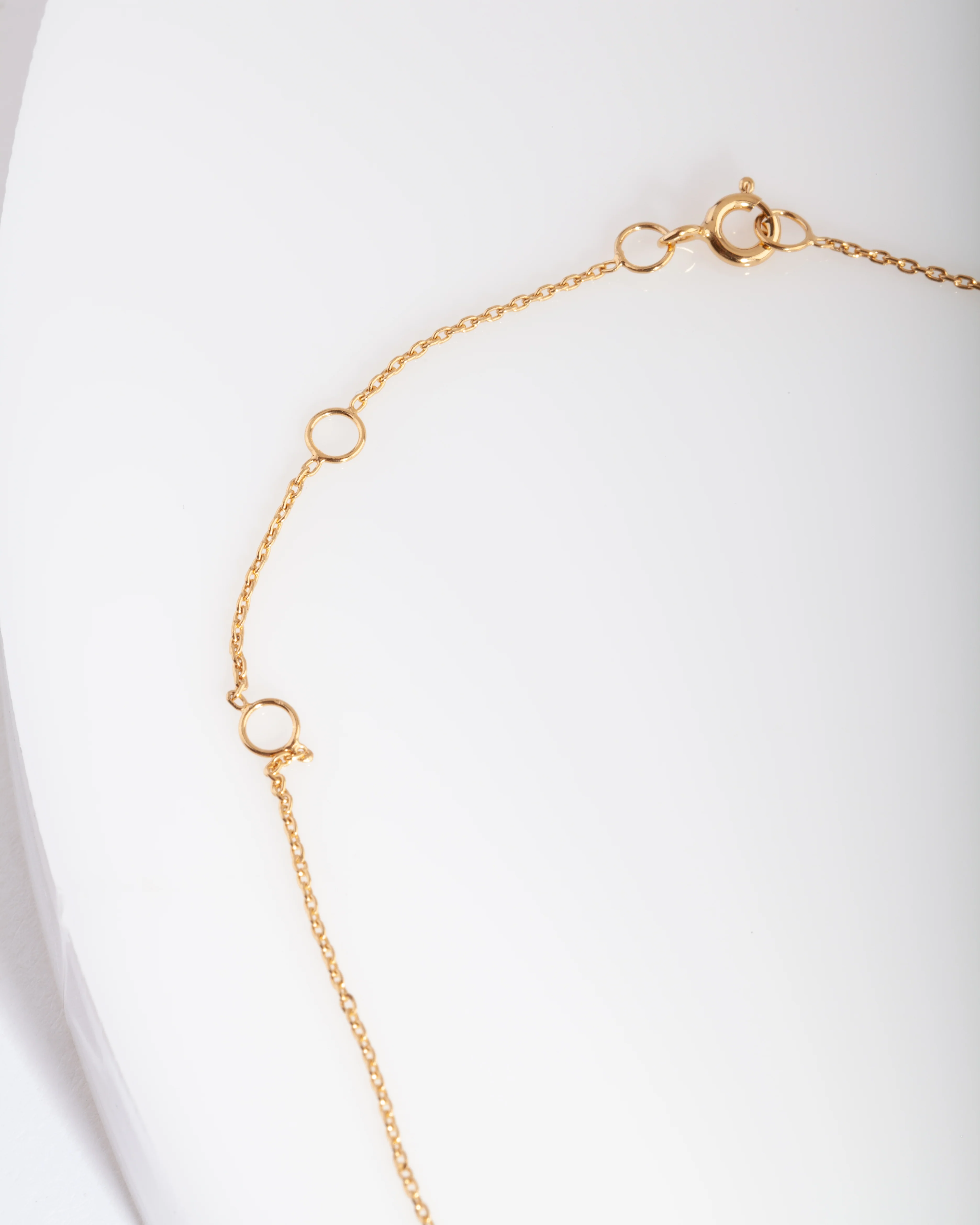 Gold Plated Sterling Silver Snake Bracelet Anklet - Image 3