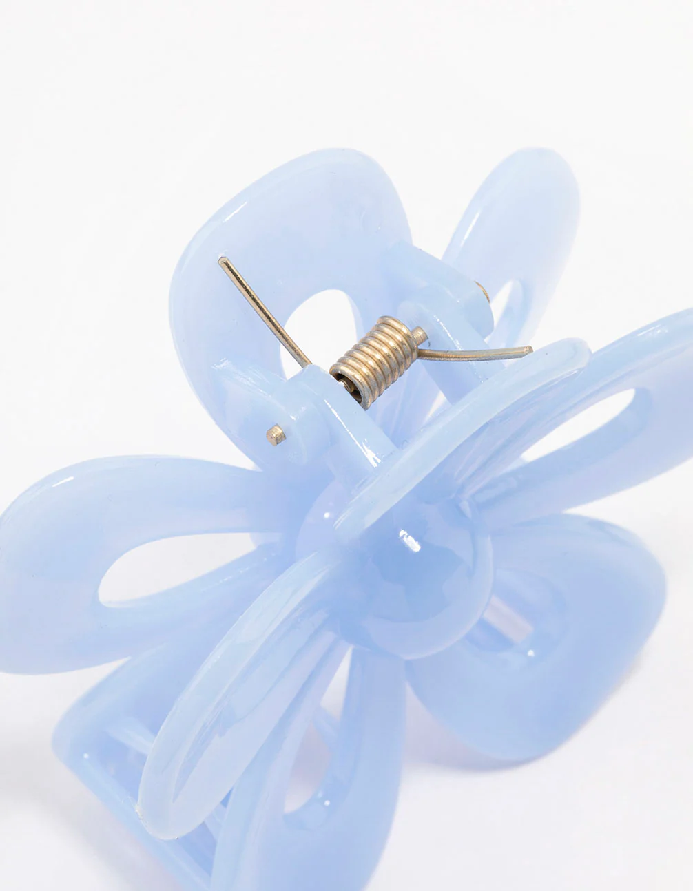 Blue Flower Hair Claw Clip - Image 3