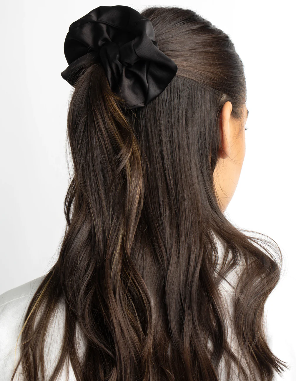 Large Black Scrunchie - Image 2