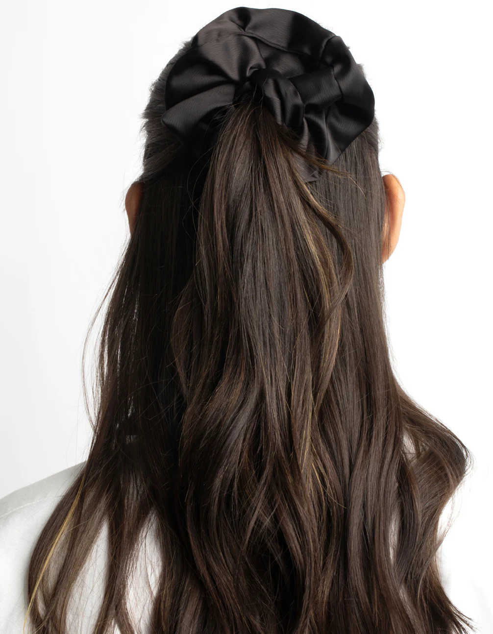 Large Black Scrunchie - Image 5