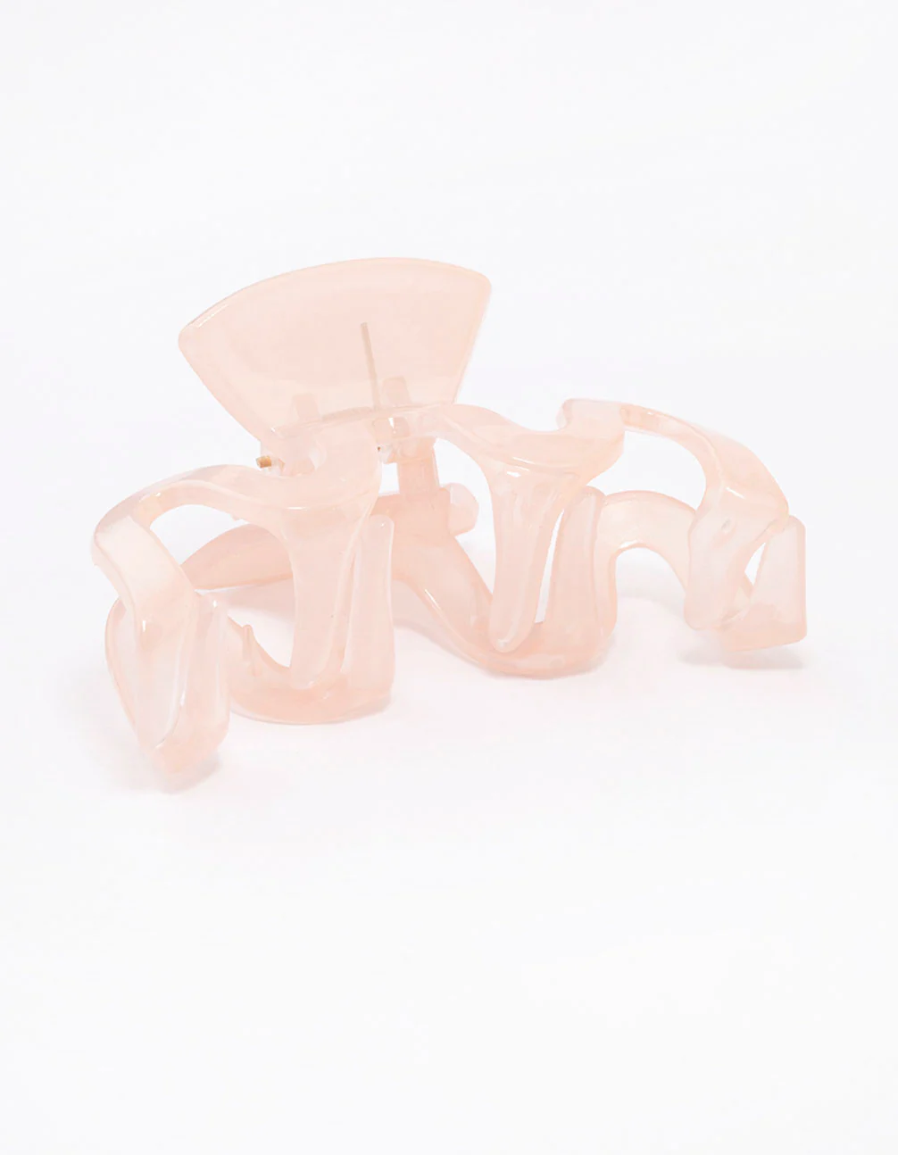 Blush Wavy Hair Claw Clip - Image 2