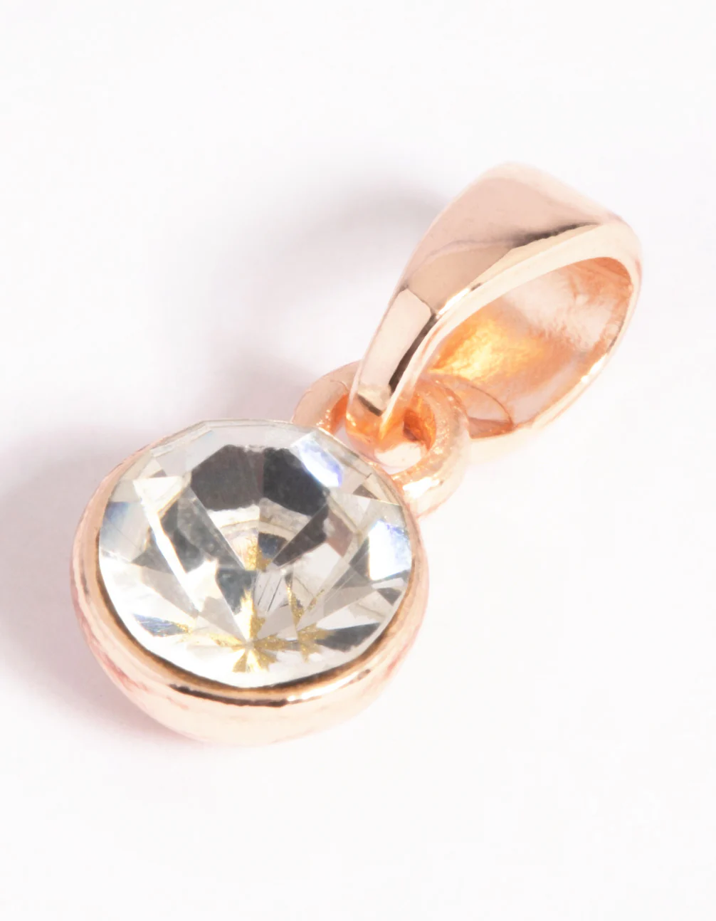 Rose Gold Plated Diamante Charm - Image 3