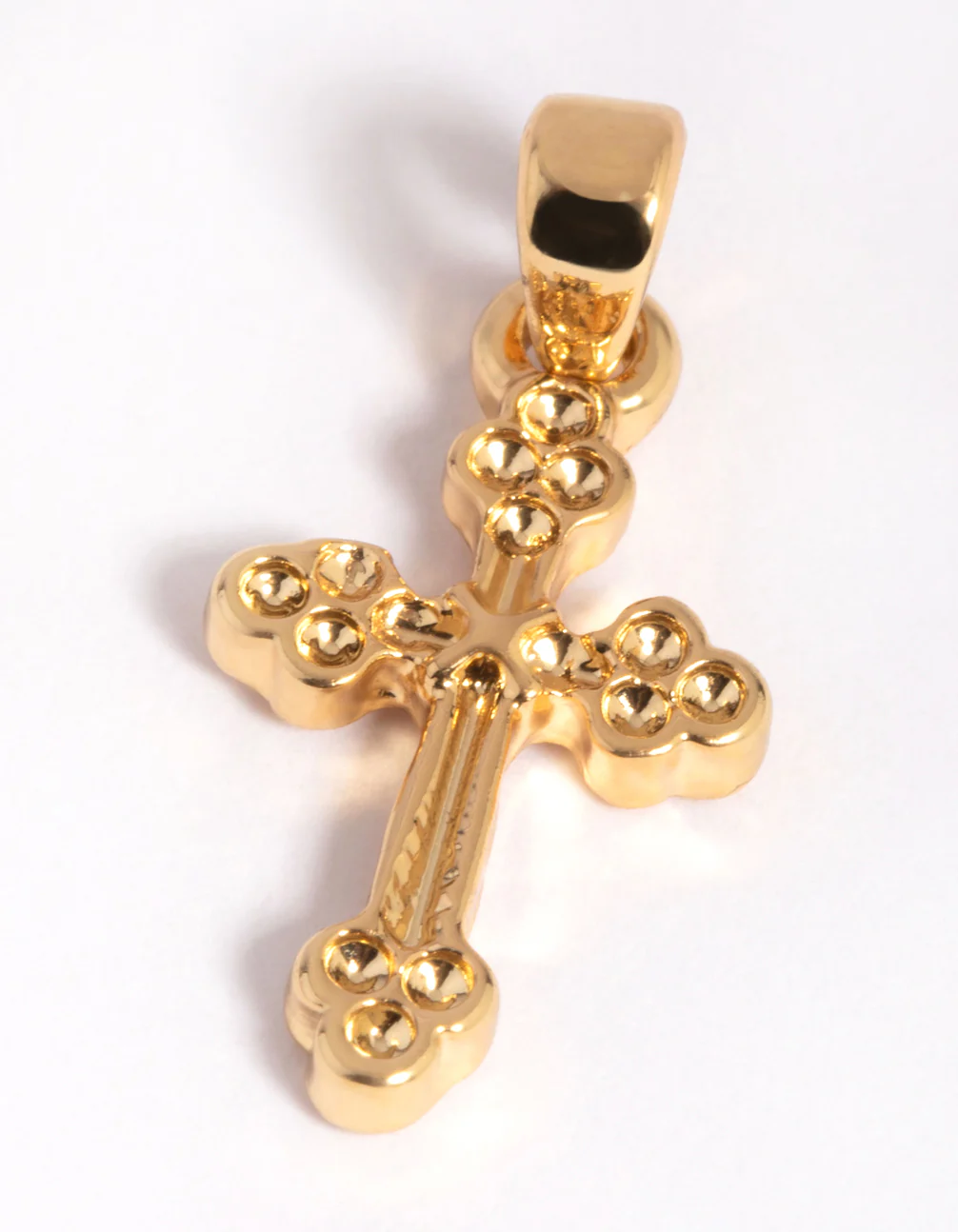 Gold Plated Antique Cross Charm - Image 3