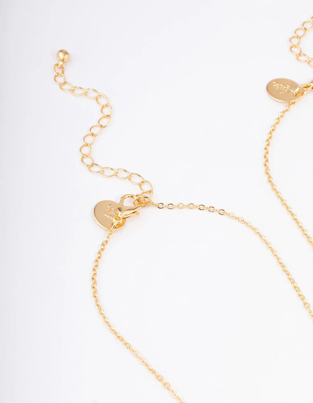 Gold Plated Circle & Heart Locket Necklace Pack - Image 3