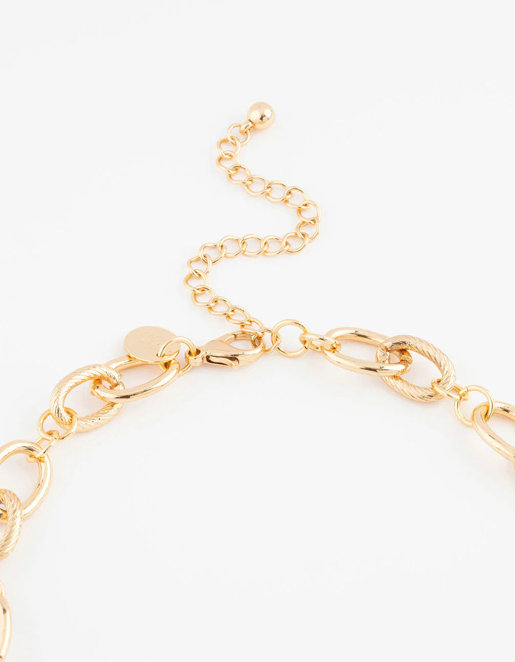 Gold Plated Cubic Zirconia Knotted Pendant Necklace - Image 3