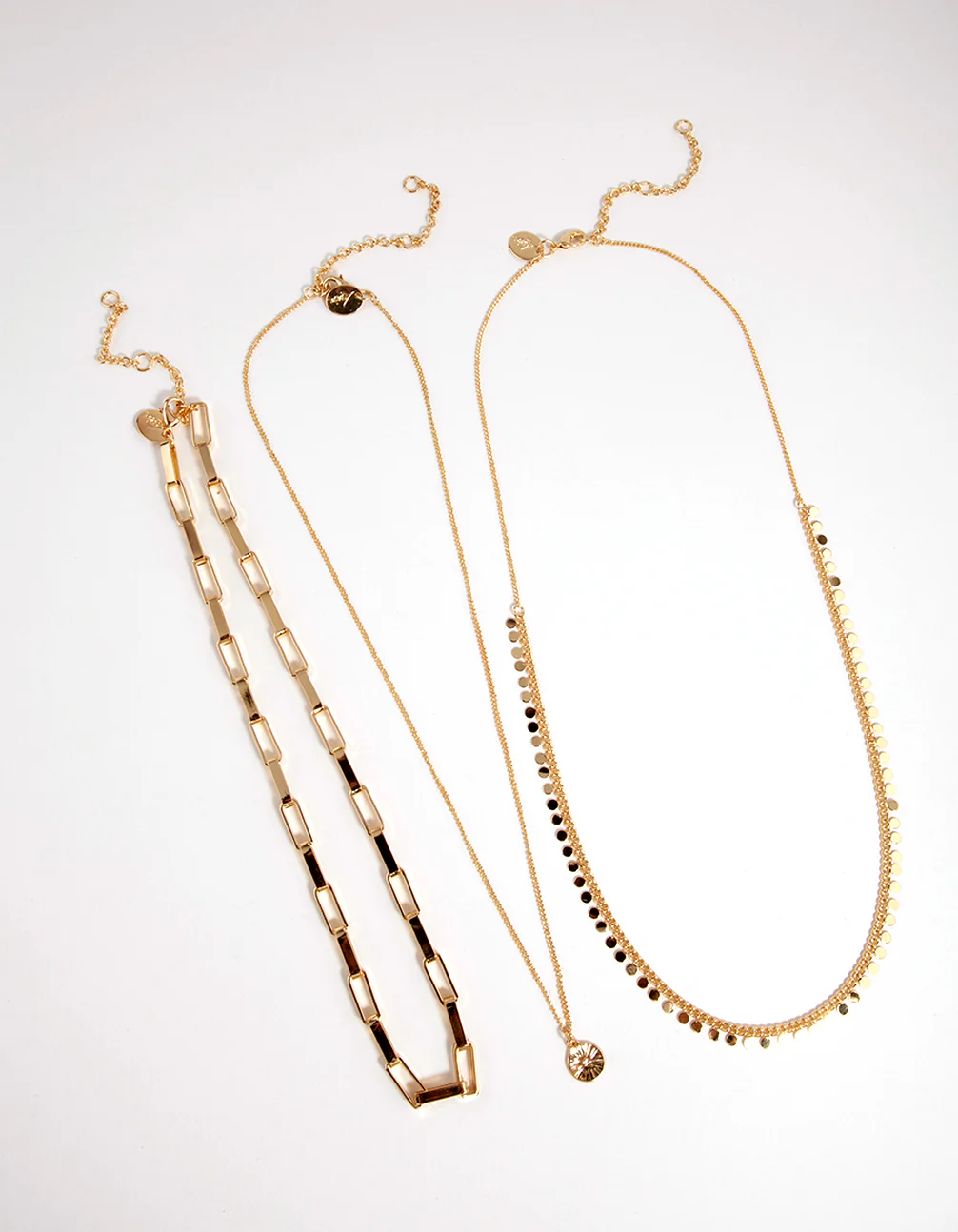 Gold Jingle Layered Necklace - Image 2