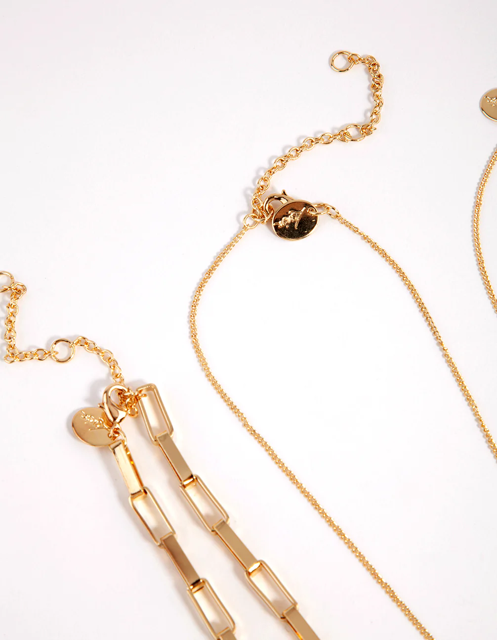 Gold Jingle Layered Necklace - Image 3