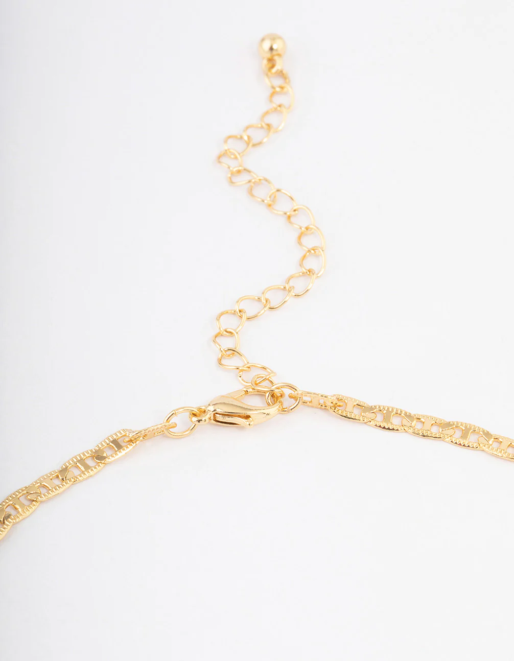 Gold Plated Mariner Chain Butterfly Necklace - Image 3